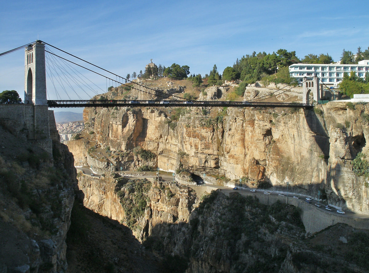 Le pont de Sidi M’Cid au-dessus des gorges du Rhumel, Constantine